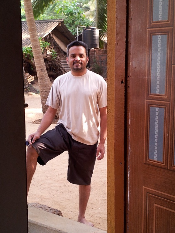 gopal in doorway