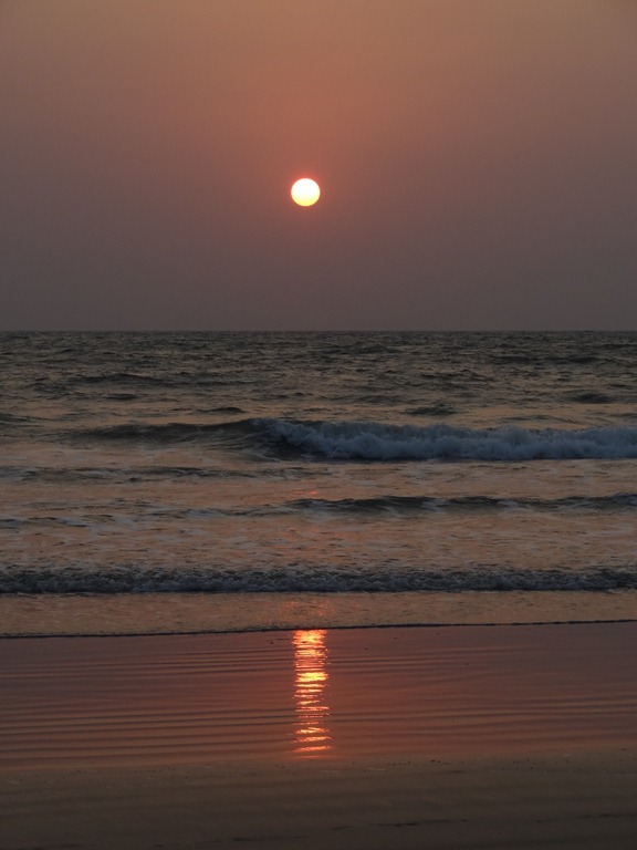 kudle beach sunset